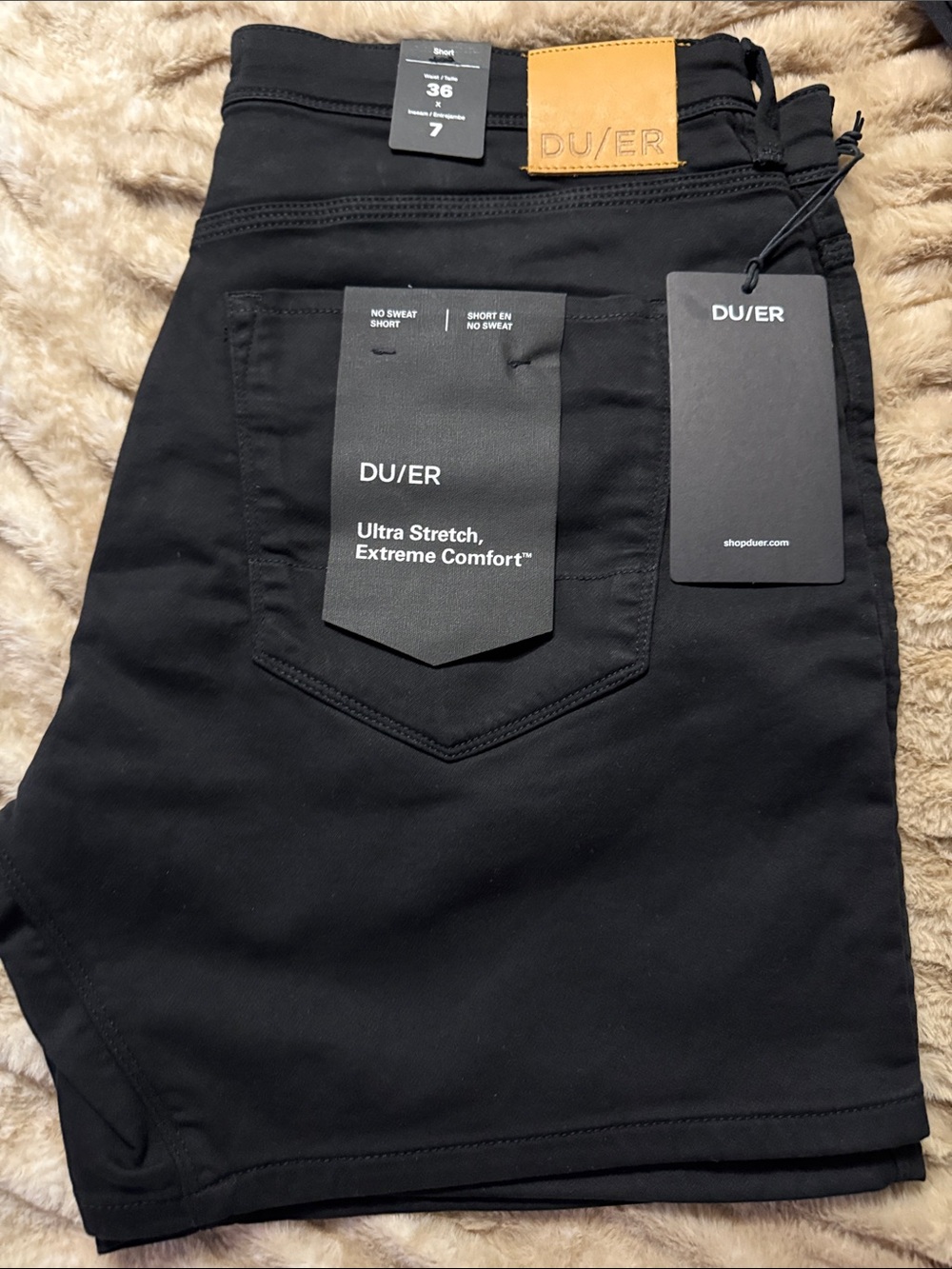 DU/ER Men’s Slim Black Jeans – Ultra Stretch Comfort
